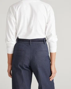 Long Sleeve Relaxed Tee White