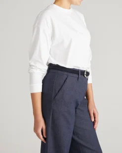 Long Sleeve Relaxed Tee White