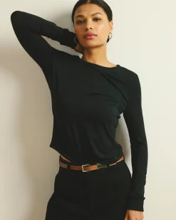 Long Sleeve Tee Rex Black