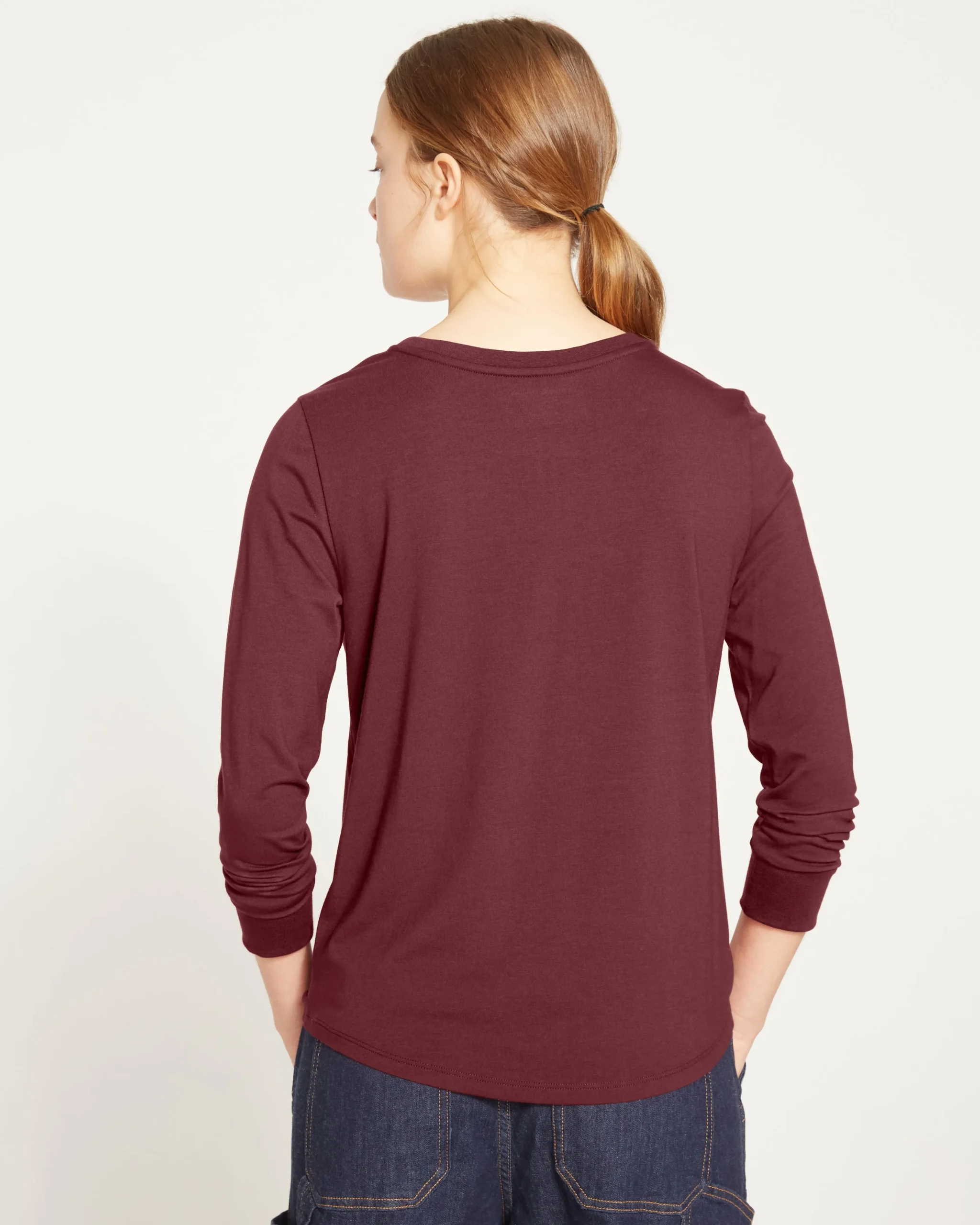 Long Sleeve Tee Rex Black Cherry