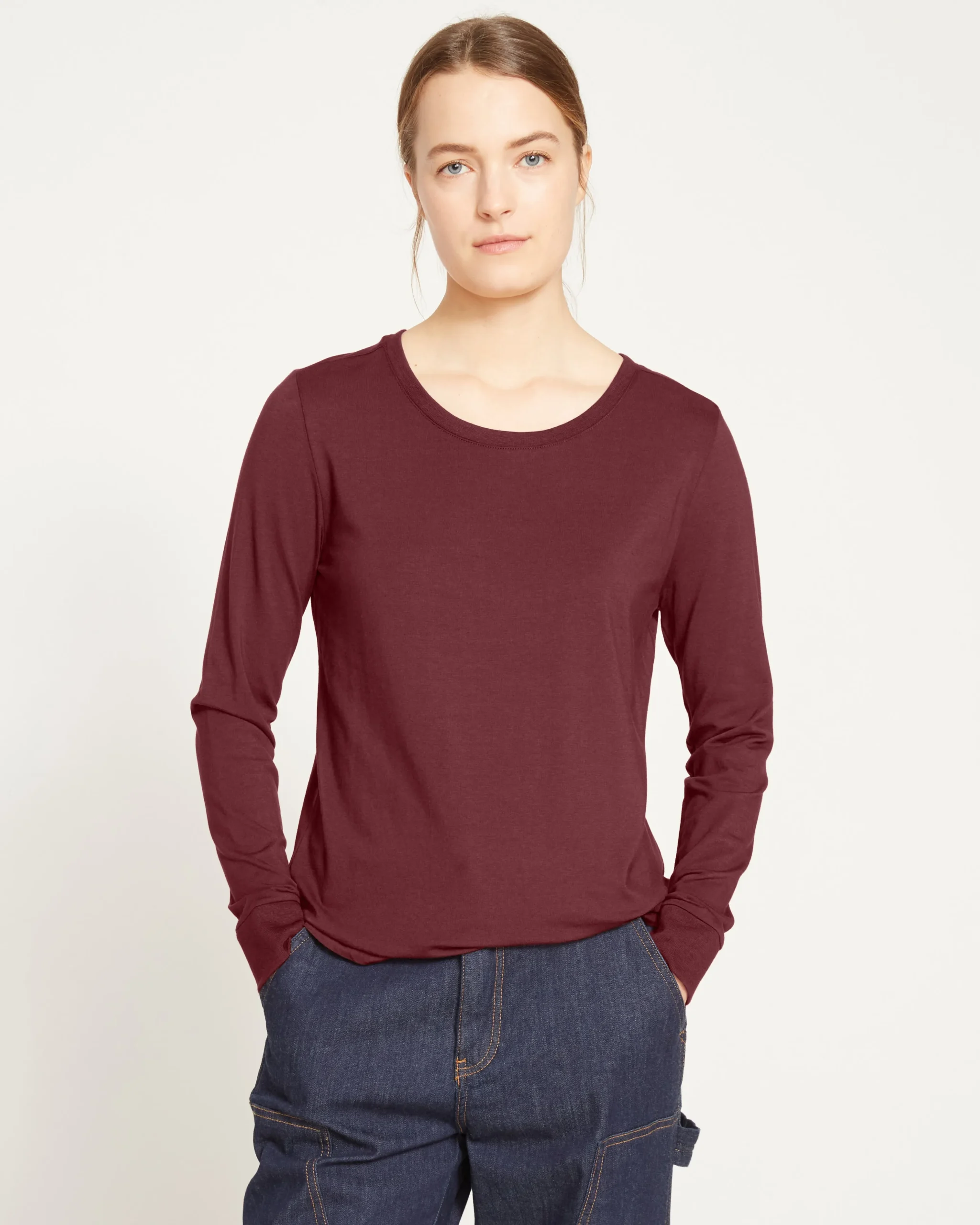 Long Sleeve Tee Rex Black Cherry