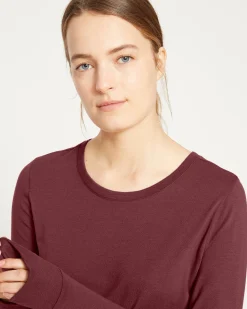 Long Sleeve Tee Rex Black Cherry