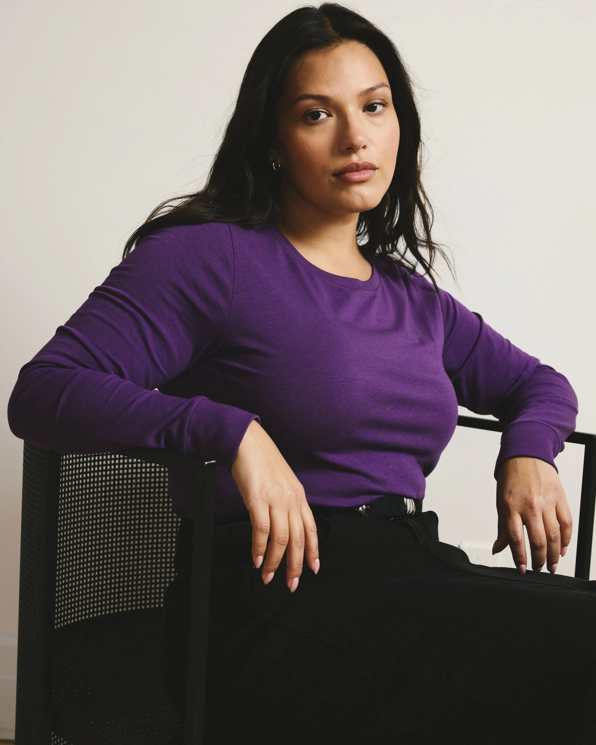 Long Sleeve Tee Rex Grape