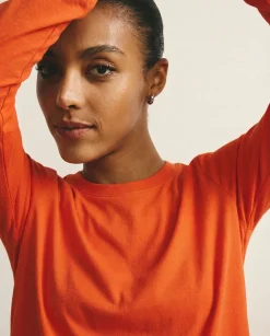 Long Sleeve Tee Rex Orange Flame