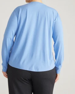 Long Sleeve Tee Rex Seaside Blue