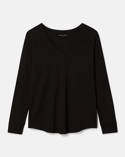 Long Sleeve V Rex Black