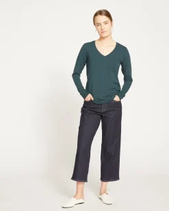 Long Sleeve V Rex Deep Sea