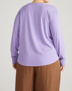 Long Sleeve V Rex Purple Posey