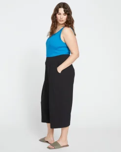 Lotti Jersey Culottes Black