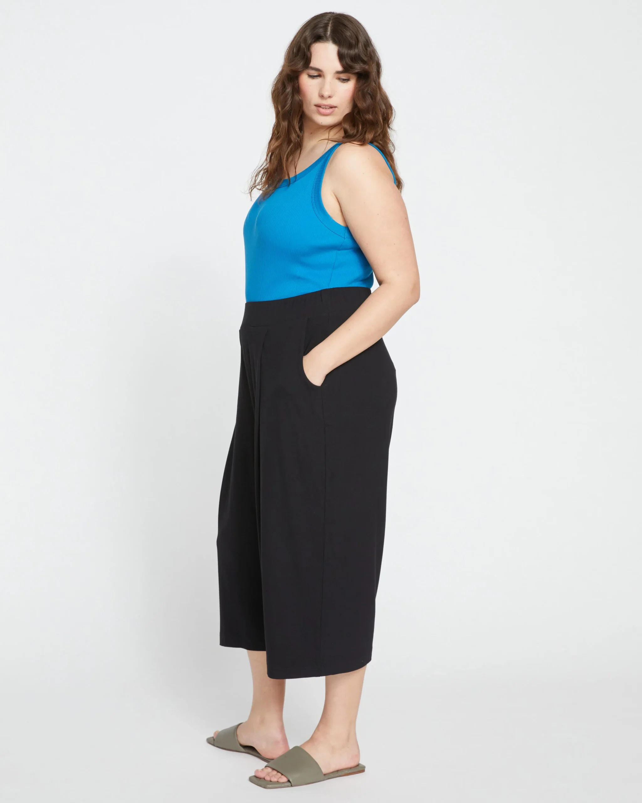 Lotti Jersey Culottes Black