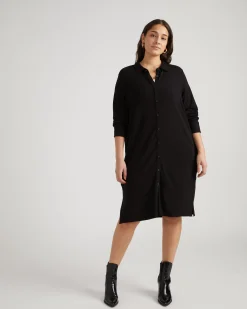 Marcie Liquid Jersey Dress Black