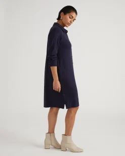 Marcie Liquid Jersey Dress Midnight