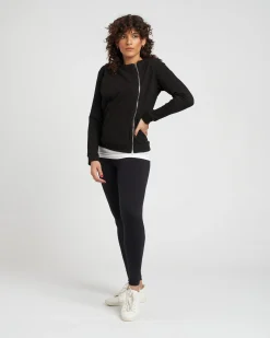 Meridien Zip Sweatshirt Black
