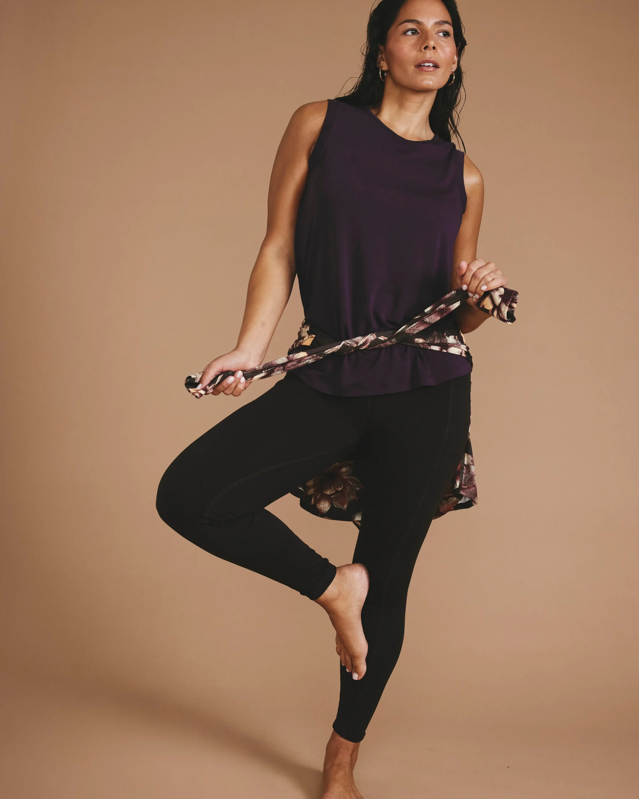 Mia Movement Tank Purple Jewel