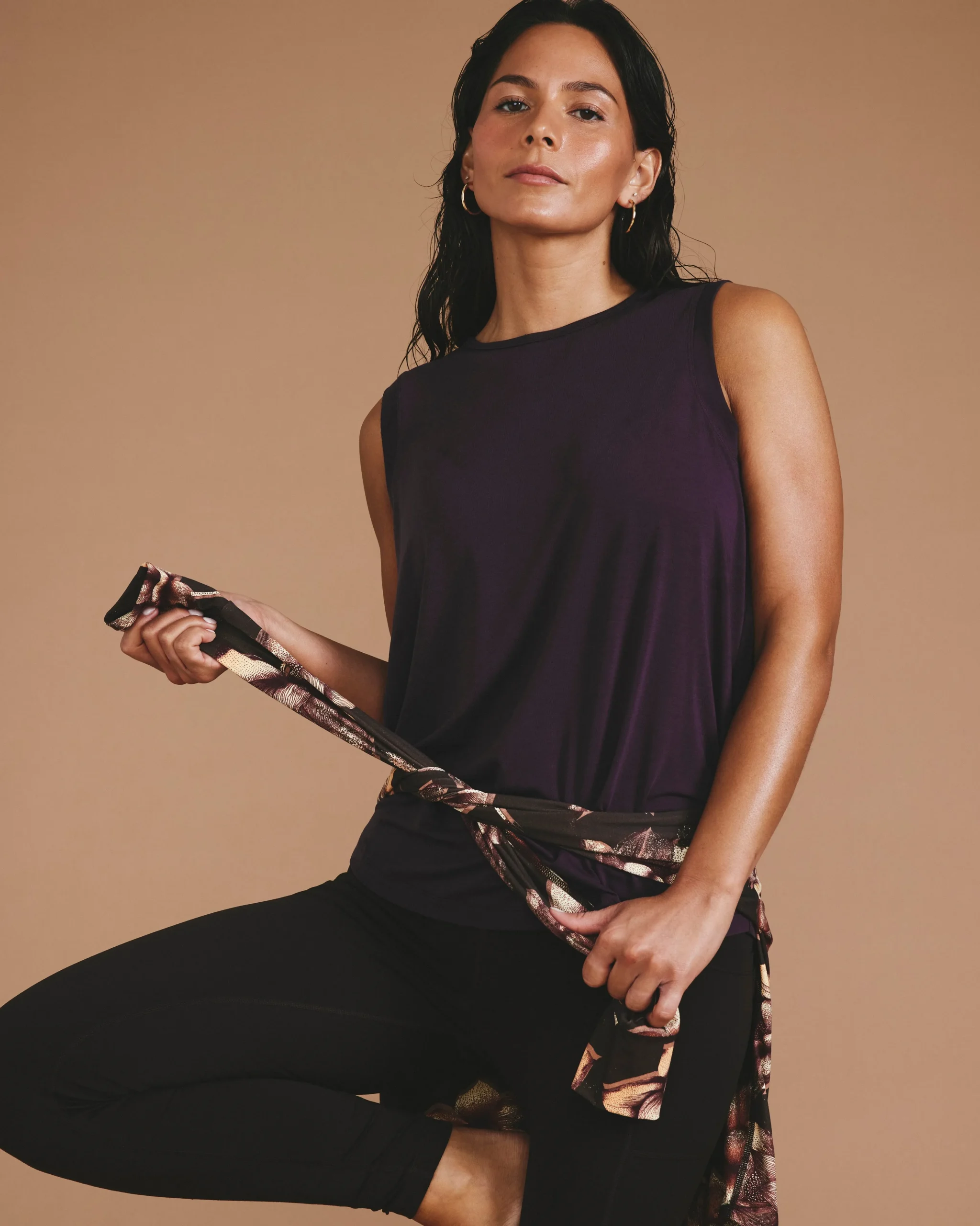Mia Movement Tank Purple Jewel