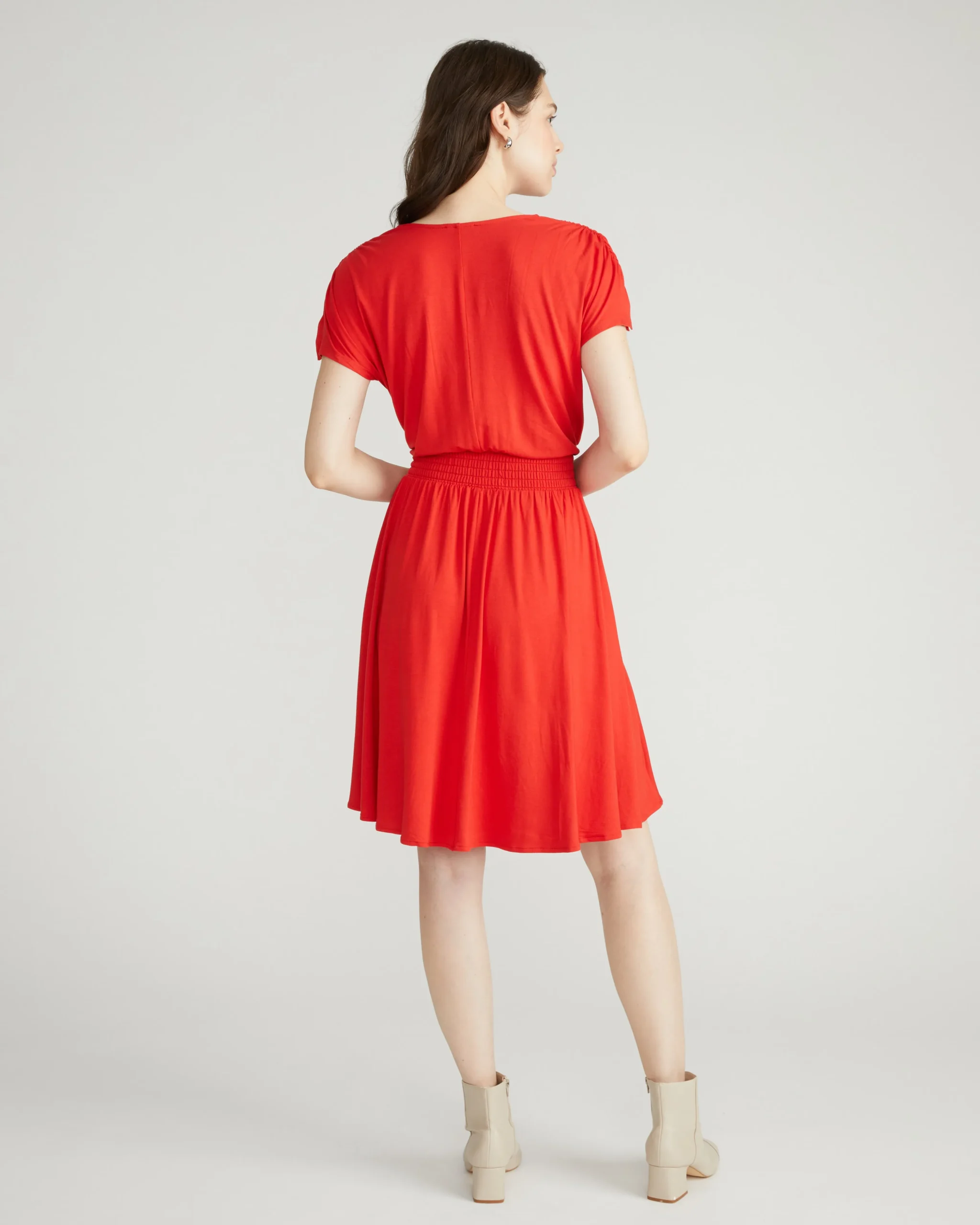 Minetta Liquid Jersey Dress Lipstick