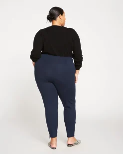 Moro Pocket Signature Ponte Pants Navy
