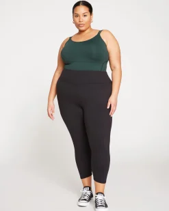 Next-to-Naked Cropped Legging Black