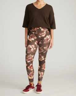 Next-to-Naked Legging Lotus Print