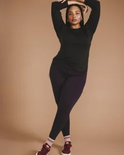 Next-to-Naked Legging Purple Jewel
