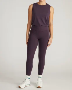 Next-to-Naked Pocket Legging Purple Jewel