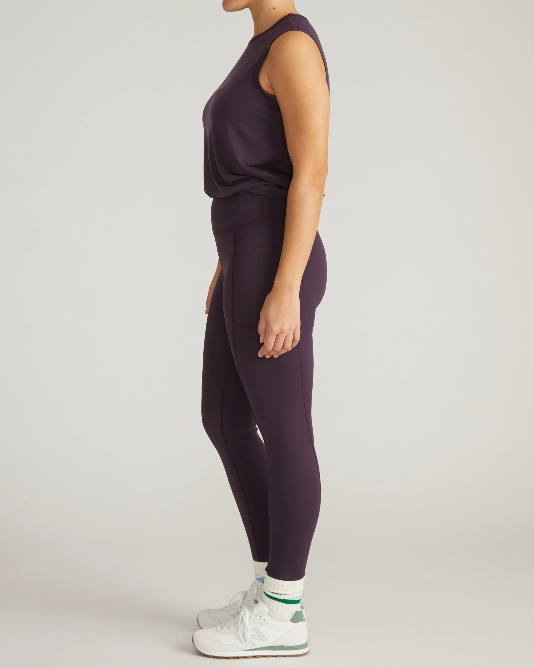 Next-to-Naked Pocket Legging Purple Jewel