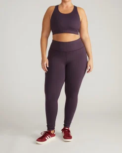 Next-to-Naked Racerback Sports Bra Purple Jewel