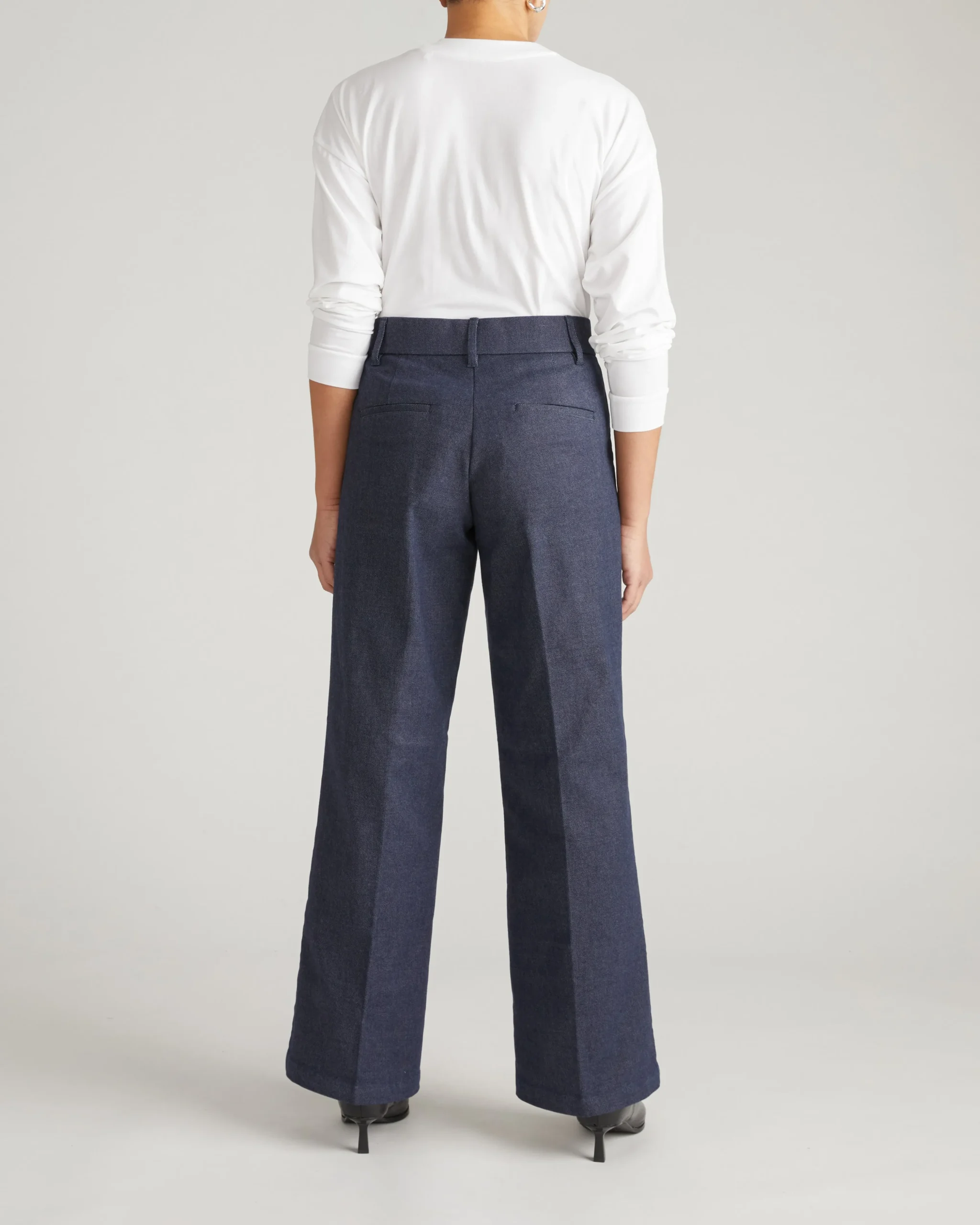 Nova Denim Look Pants Dark Indigo