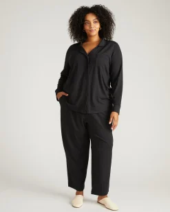 Panama Pajama Set Black