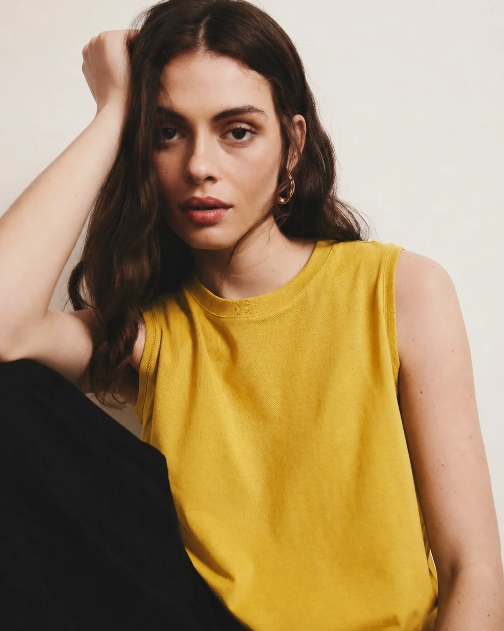Patti Muscle Tank Goldenrod