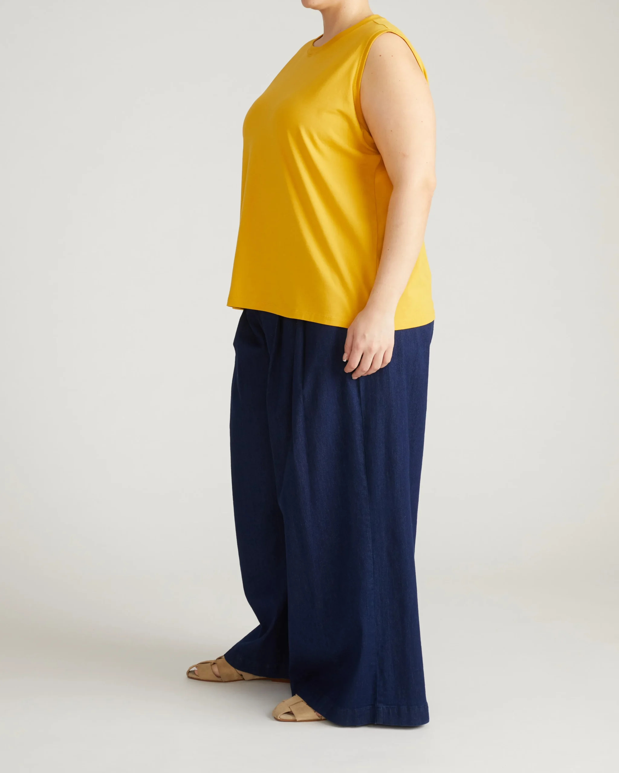 Patti Muscle Tank Goldenrod