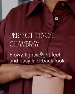Perfect Tencel Chambray Shorts Midnight Blue