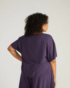 Pina Short Sleeve Lounge Tee Anthracite
