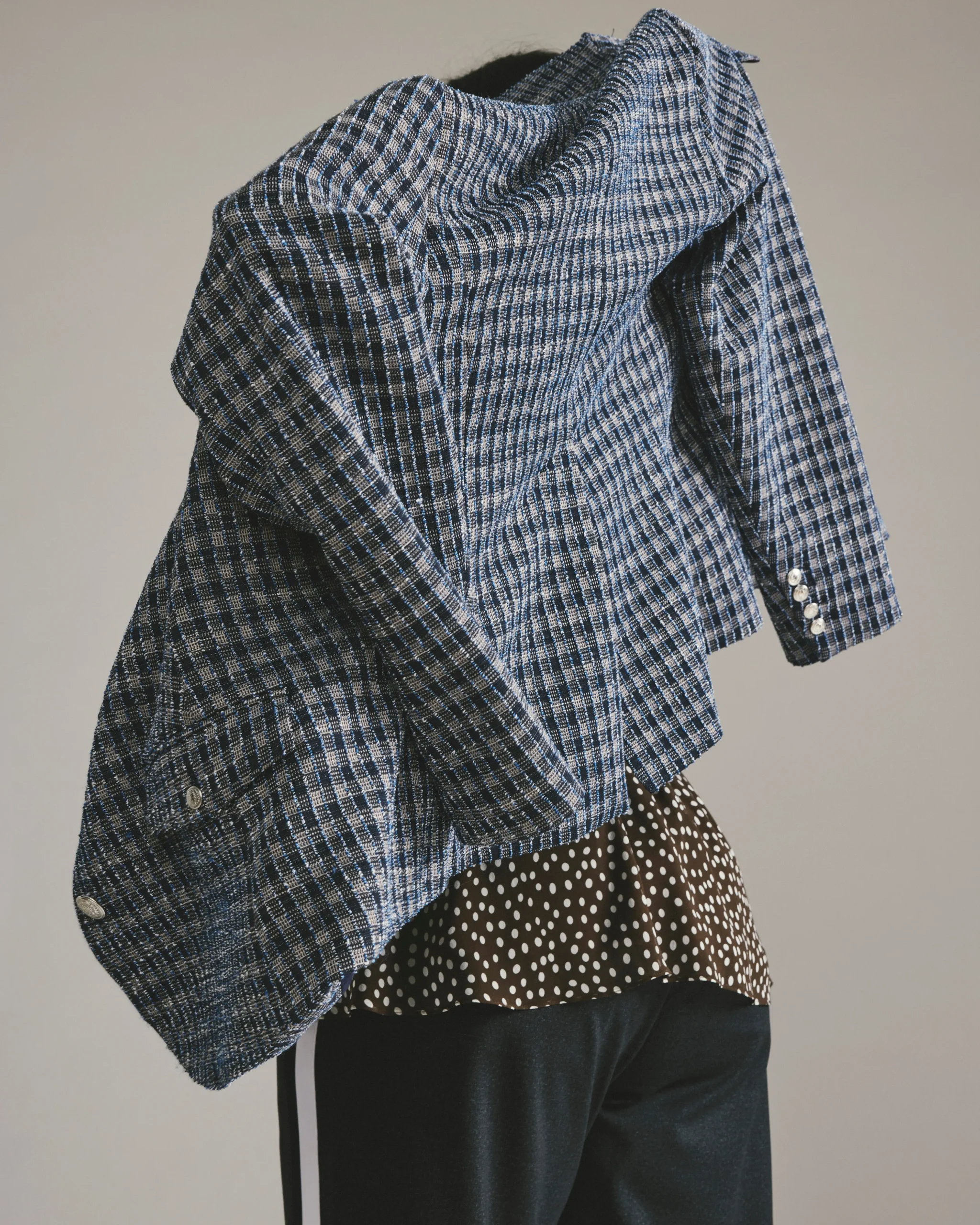 4 Pocket Ponte Blazer French Tweed