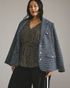 4 Pocket Ponte Blazer French Tweed