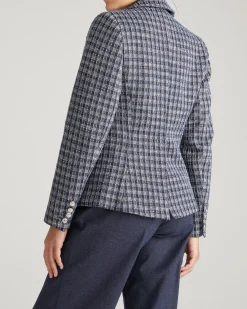 4 Pocket Ponte Blazer French Tweed