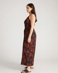 Promenade Linen Blend Jumpsuit Bohem Print