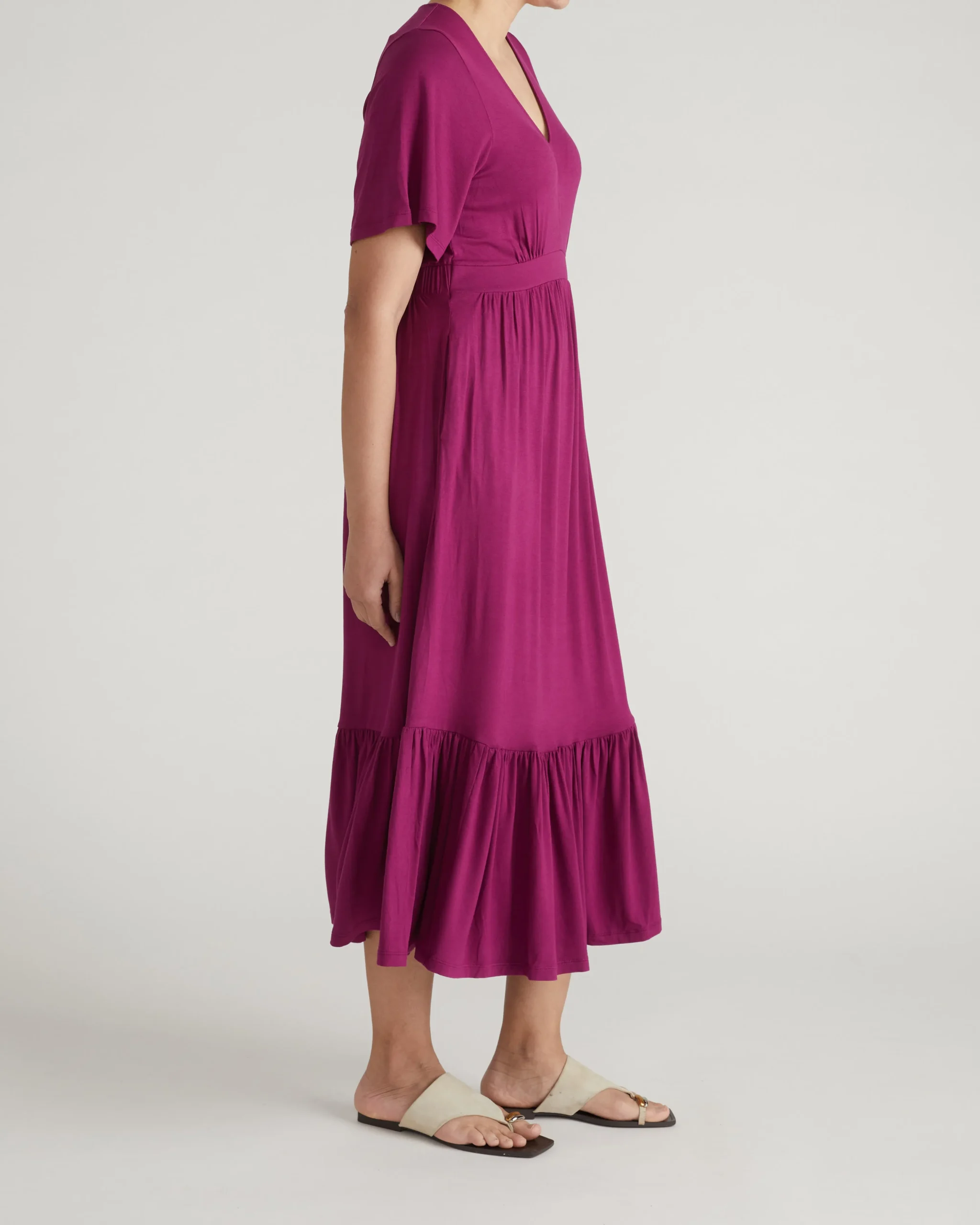 Ravello Liquid Jersey Dress Rothko Purple
