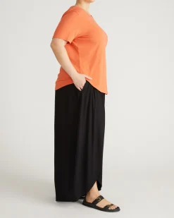 Rey Divine Jersey Pull-On Pants Black
