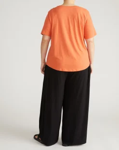 Rey Divine Jersey Pull-On Pants Black