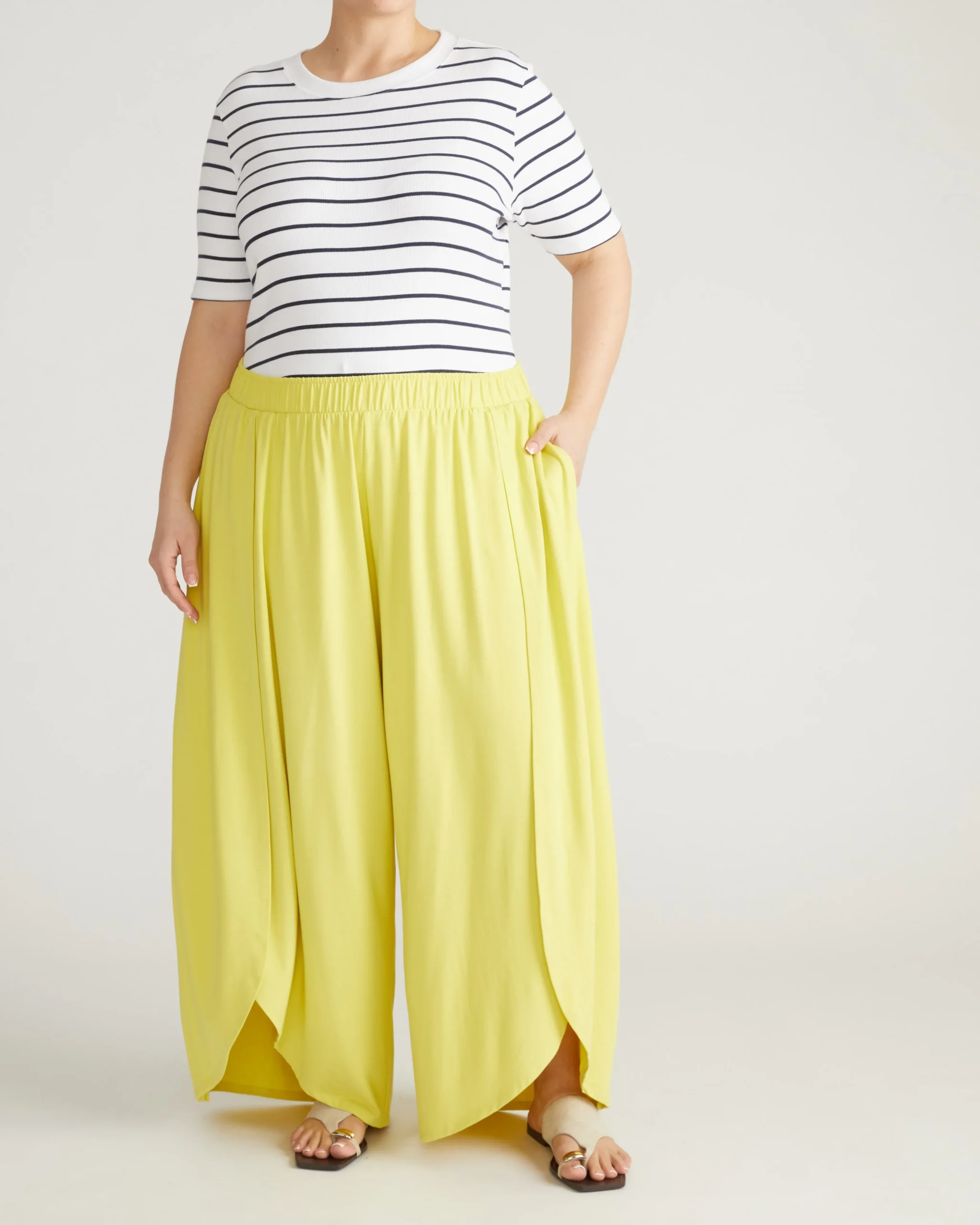 Rey Divine Jersey Pull-On Pants Pomelo