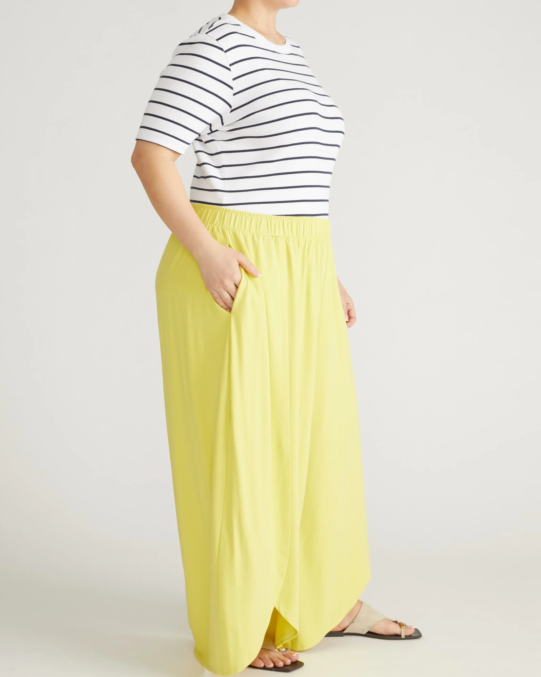 Rey Divine Jersey Pull-On Pants Pomelo