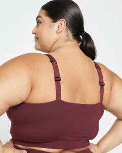 Roya Better Bralette Black Cherry