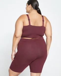 Roya Bike Shorts Black Cherry