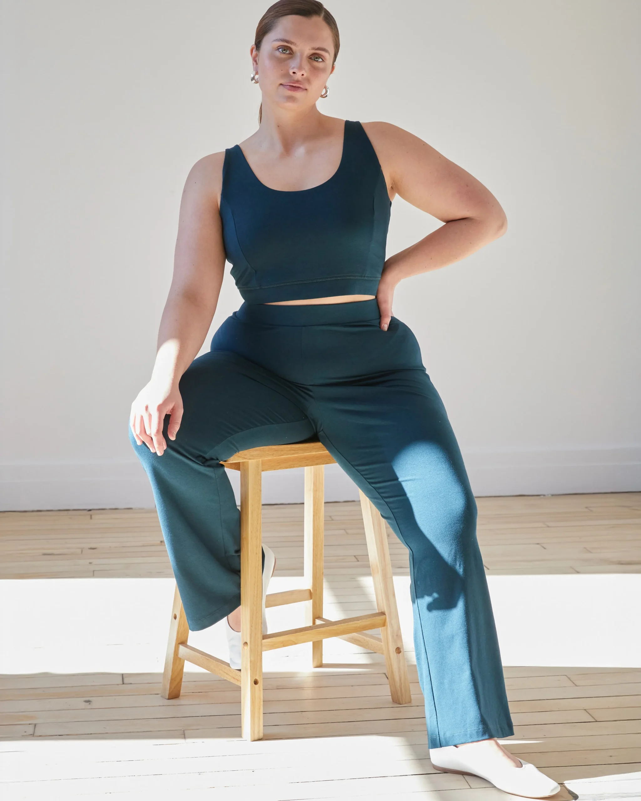 Roya Bootcut Legging Deep Sea