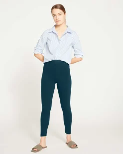 Roya Cropped Leggings 23 Inch Deep Sea
