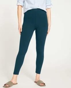 Roya Cropped Leggings 23 Inch Deep Sea