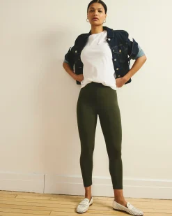 Roya Cropped Leggings 23 Inch Nori