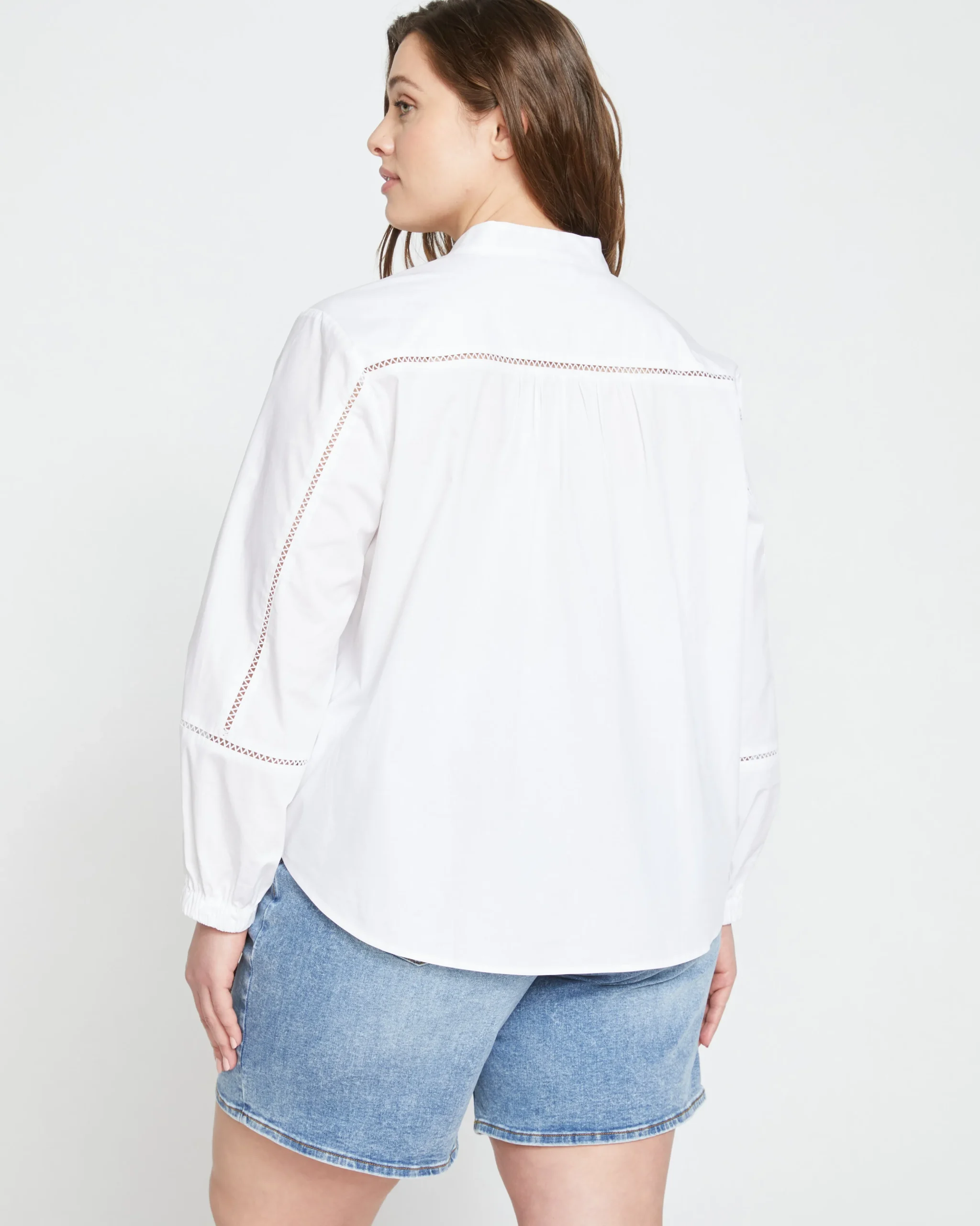 Saint-Honore Poplin Blouse White