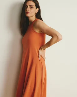 Sardinia Tank Dress Italian Orange